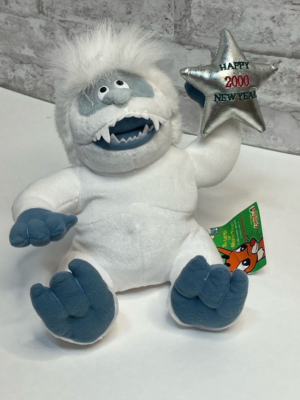 Vintage The Island of Misfit Toys Abominable Snowman Plush Stuffed Animal NWT